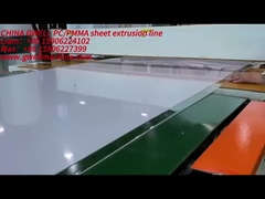 Tyle przejrzystości i równomierności PC/PMMA arkusz z GWELL linii wytłaczania