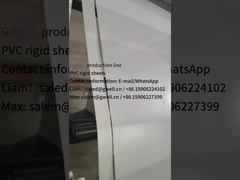 Dobra równomierność - kolorowa/przezroczysta linia wytłaczania sztywnych arkuszy PVC