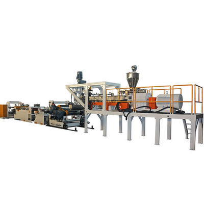 kupować Linia wytłaczania odlewanej folii TPU z tworzyw sztucznych złożonych pojedyncza śrubka 500 kg/h online manufacture