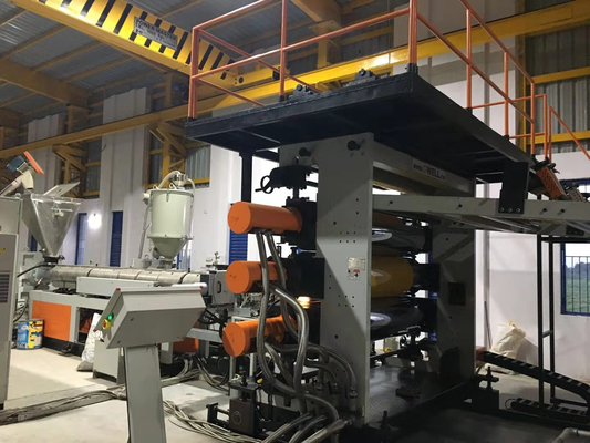 kupować Linia do wytłaczania płyt dachowych z żywicy syntetycznej z PCV ASA Co Extrusion Machine online manufacture