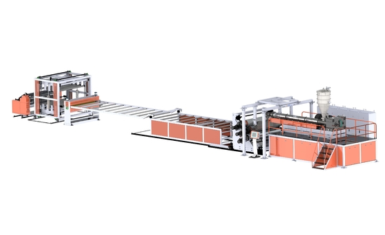 kupować 0,4 mm Przezroczysta miękka maszyna do produkcji arkuszy PCV Wytłaczarka jednoślimakowa z PCV online manufacture