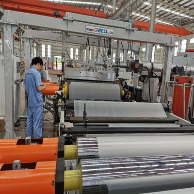 kupować GWELL Brand PP HDPE ABS Thick Board Extrusion Line for Advertising and Print Boards 1000-2000mm Width 3-50mm Thickness Heat Resistant up to 100 Degrees online manufacture