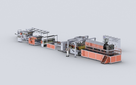 kupować Linia wytłaczania folii z tkaniny kompozytowej TPU jednokrętowa 500 kg/h online manufacture