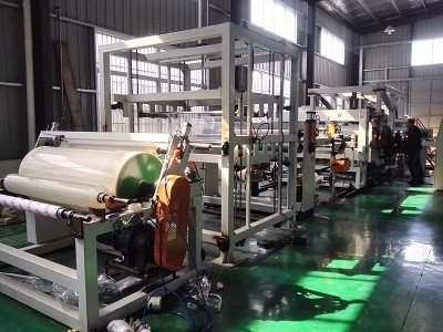 kupować Przejrzystość / kolorowa linia wytłaczania folii TPU do tkanin samochodowych pojedyncza śrubka 500 kg/h online manufacture
