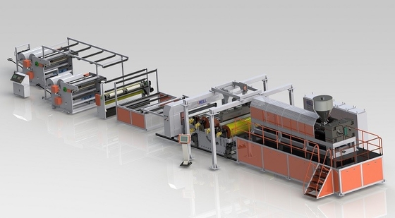 kupować ASA PVC Panel Extrusion Line 350kg/H Door Wall Panel Single Screw Extruder online manufacture