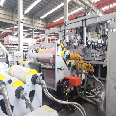 kupować Linia produkcyjna płyt PET termoformujących, maszyna do wytłaczania płyt PET Linia wytłaczania płyt PET z dwoma śrubami bez krystalizacji i procesu suchego online manufacture