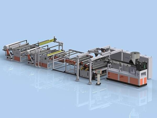 kupować EVA / POE Solar Film Extrusion Line For Solar Panel Encapsulation Liner Speed 16m/s online manufacture