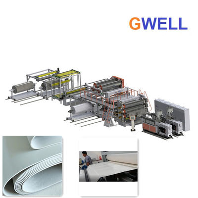 kupować Szerokość linii produkcyjnej membran hydroizolacyjnych PVC wynosi 1500-6000 mm online manufacture
