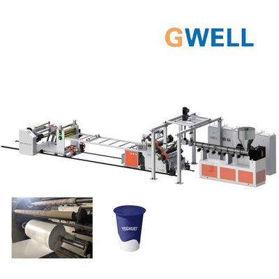 kupować ABA 3-warstwowa koekstruzja, linia wytłaczania arkuszy termoformujących PP PP proces wytłaczania arkuszy termoformujących Blister Sheet Making Machine online manufacture