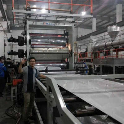 kupować 3-warstwowa linia do produkcji płytek z żywicy syntetycznej ASA Pvc online manufacture