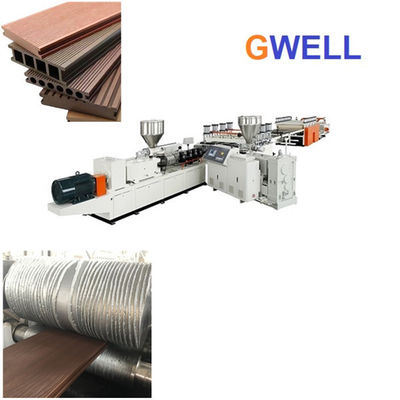 kupować WPC Wood Plastic Flooring Production Machine Linia do wytłaczania podłóg WPC online manufacture