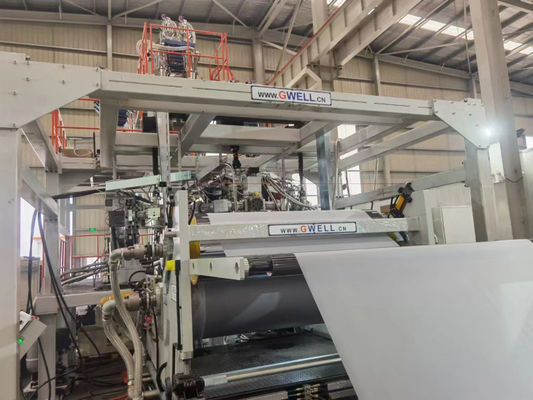 Wytłaczarka trójwarstwowa Tpu Wytłaczarka do odlewania folii Wytłaczarka jednoślimakowa