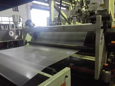 Jednoskrętowa linia wytłaczania odlewanej folii TPU 500 kg/h 0,08-3 mm grubość