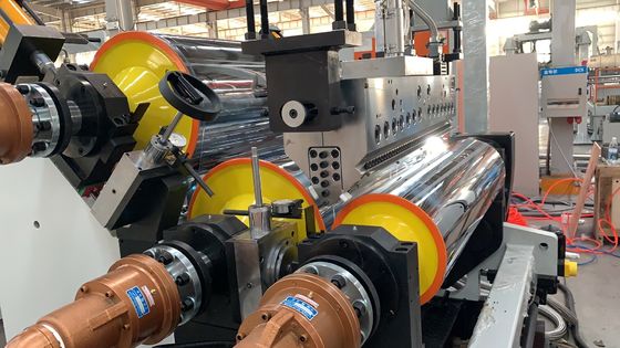 Linia do wytłaczania arkuszy do formowania próżniowego PET do termoformowania opakowania do drukowania